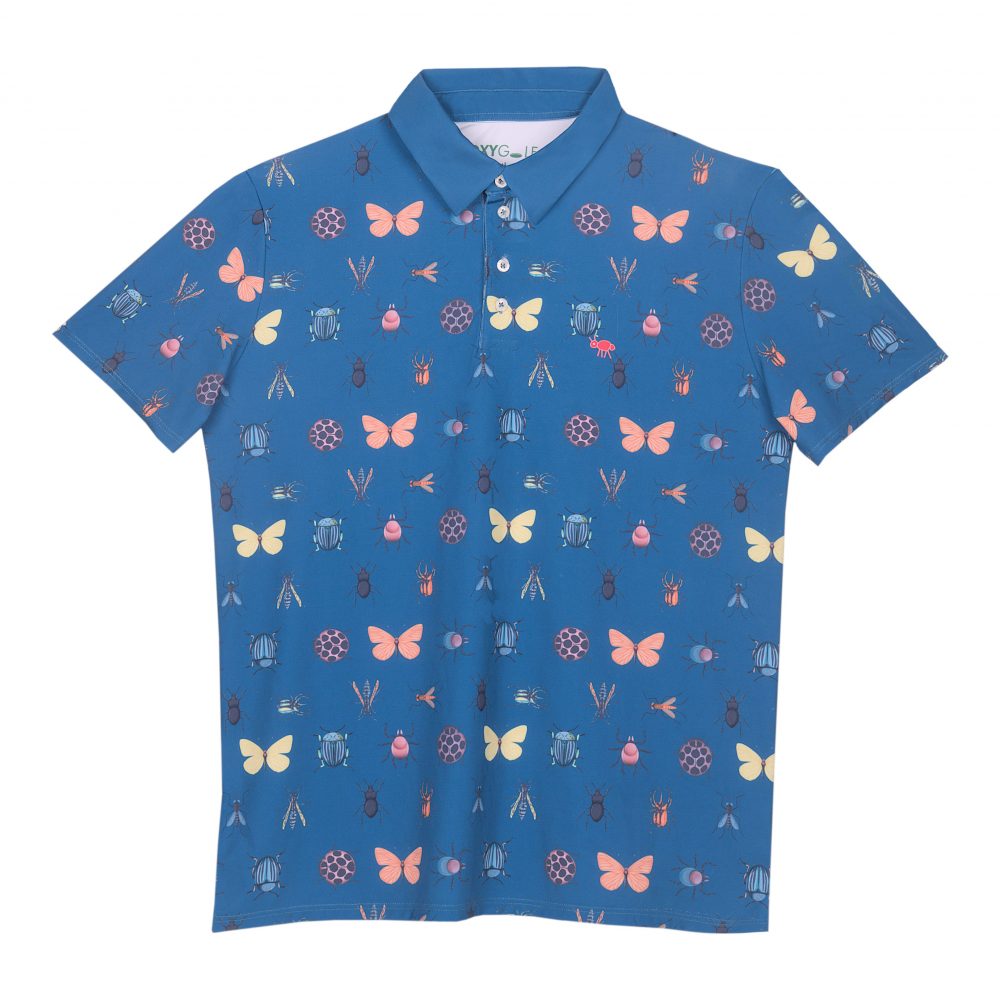 Polo Shirt Man Bichos Blue