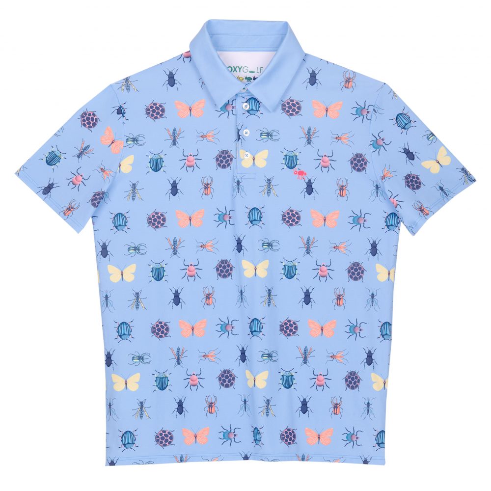 Polo Shirt Man Bichos Light Blue